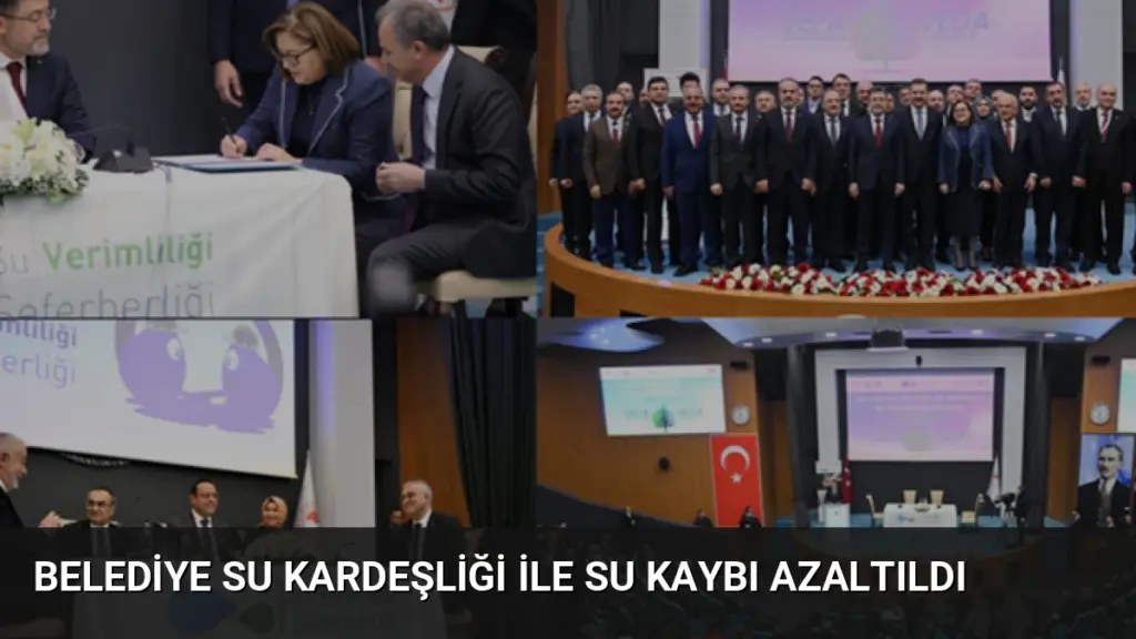 Belediye Su Kardeşliği ile Su Kaybı Azaltıldı