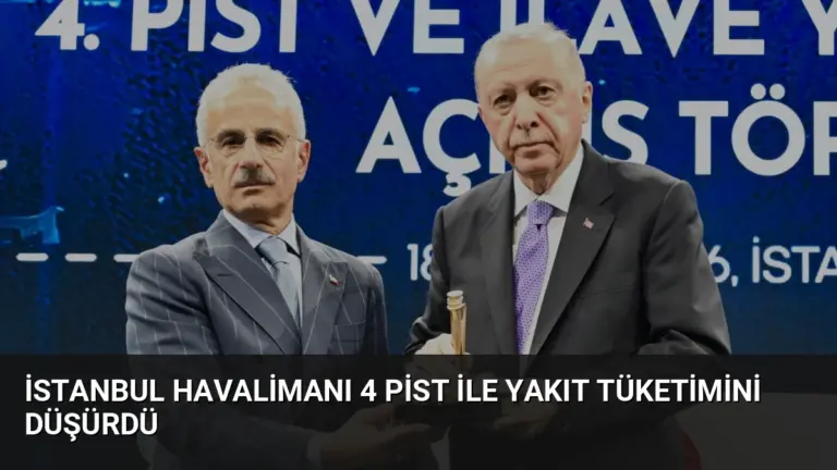 İstanbul Havalimanı 4 Pist İle Yakıt Tüketimini Düşürdü