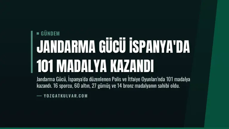 Jandarma Gücü İspanya'da 101 Madalya Kazandı