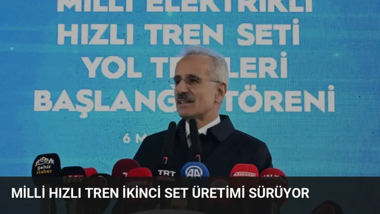 Milli Hızlı Tren İkinci Set Üretimi Sürüyor