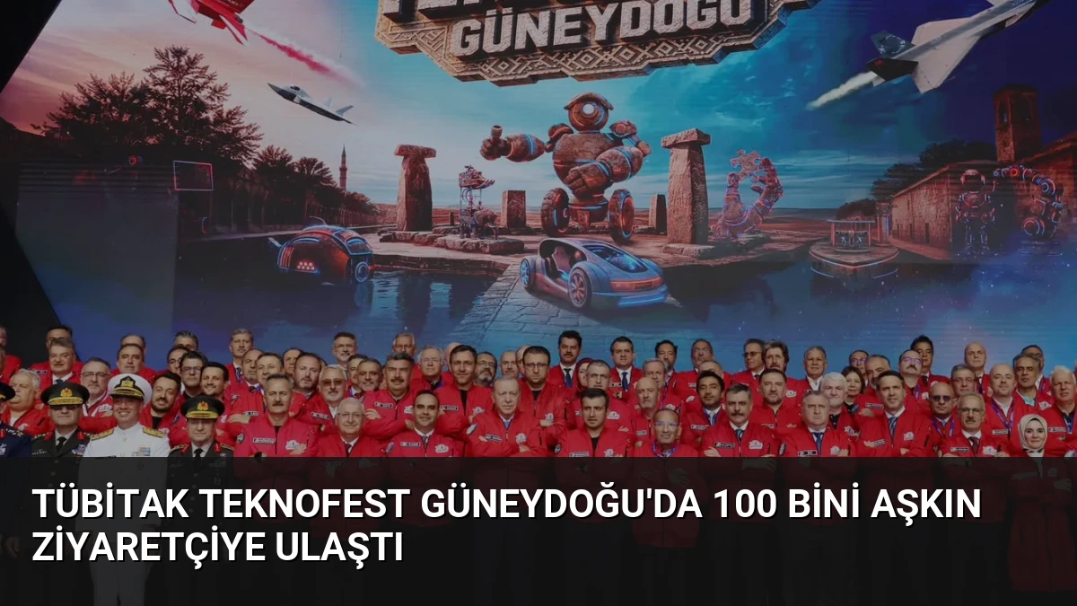 TÜBİTAK TEKNOFEST Güneydoğu’da 100 Bini Aşkın Ziyaretçiye Ulaştı