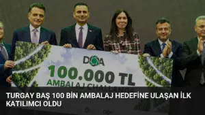 Turgay Baş 100 Bin Ambalaj Hedefine Ulaşan İlk Katılımcı Oldu