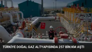 Türkiye Doğal Gaz Altyapısında 257 Bin Km Aştı
